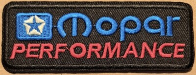 Chrysler Mopar Performance Automotive embroidered Iron on patch 6 pcs.