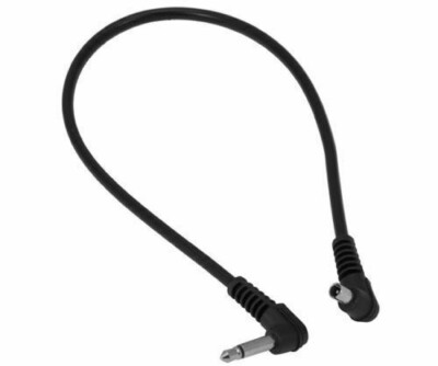 30cm Long 3.5mm Plug to Male Flash PC Sync Cord Cable 12'' for Studio Photography