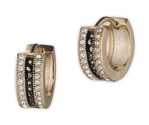 Marcasite Hoop Fashion Earrings