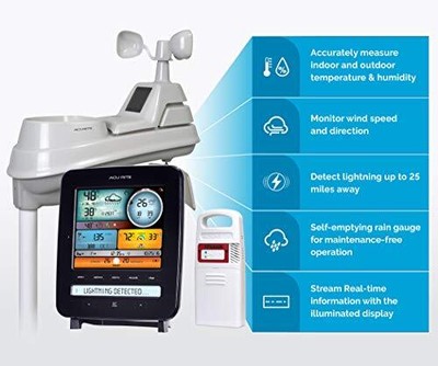 AcuRite Iris (5-in-1) Professional Weather Station with Lightning Detection