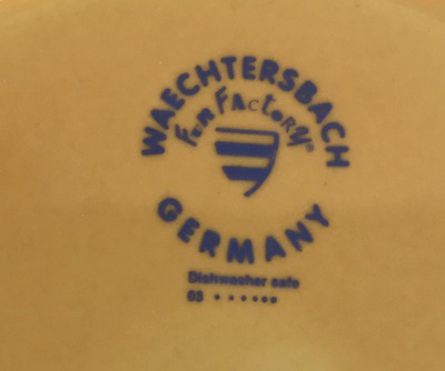 FOUR 2001 WAECHTERSBACH FUN FACTORY BUTTERCUP YELLOW 11