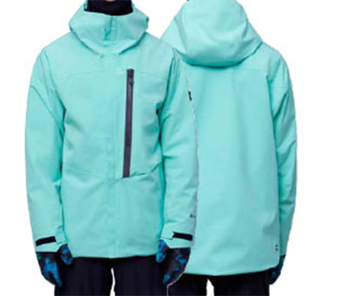 Pre-owned 686 Glacier Gore Tex Gt Snowboard Jacket (l) Spearmint M2w105-spmt In Green
