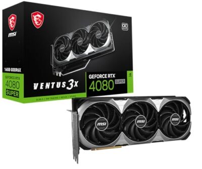 MSI Gaming RTX 4080 Super 16G Ventus 3X OC Graphics Card NVIDIA RTX 4080 16GB