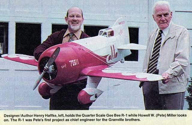 【未組立て】Gee Bee R1 Super Sportster Granville Gee Bee Model R (Super Sportster) - Features