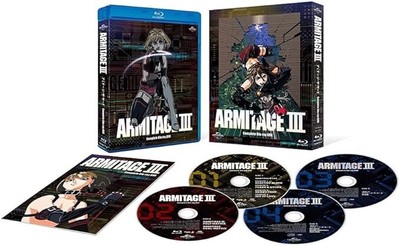 Animation ARMITAGE III Complete Blu-ray BOX + 2CD Japan animation New