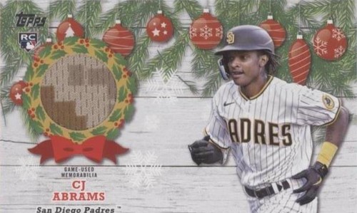 2022 Topps Holiday - C.J. Abrams #WRC-CA