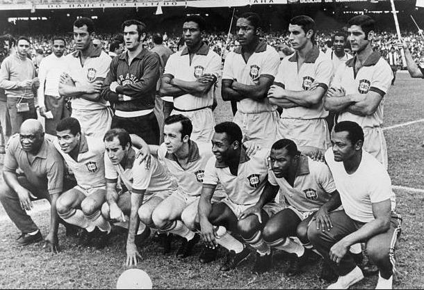 Brazil 60s Match Worn Football Jersey Shirt - Brasil Camisa - #6 Marco Antonio