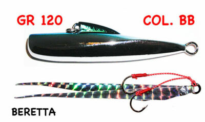 INCHIKU BERETTA BRIDGE PLUS 120 GR COL. BB BLUE SILVER JAPAN PESCA MARE RICCIOLA