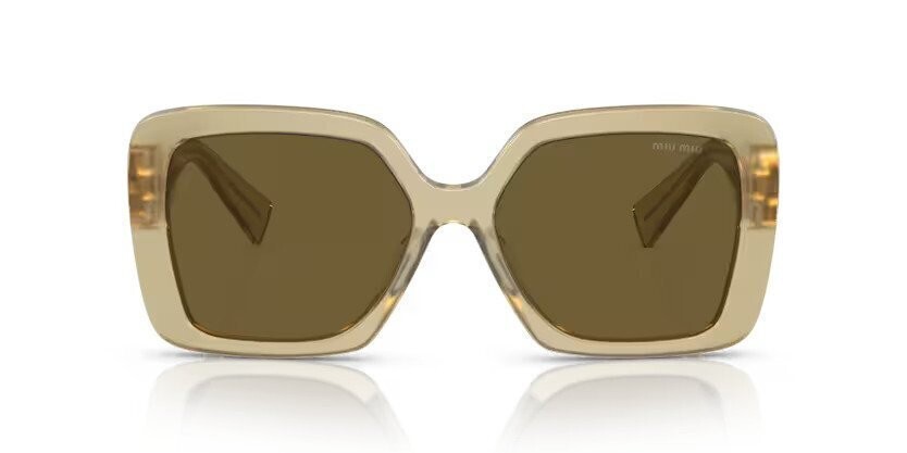 Pre-owned Miu Miu Brand 2024 Miu-miu Women Sunglasses Mu 10ys 11m-01t Authentic Italy Frame S In Brown