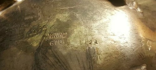 Georgian Rose by Reed and Barton Sterling Silver Tea Set 5pc #670