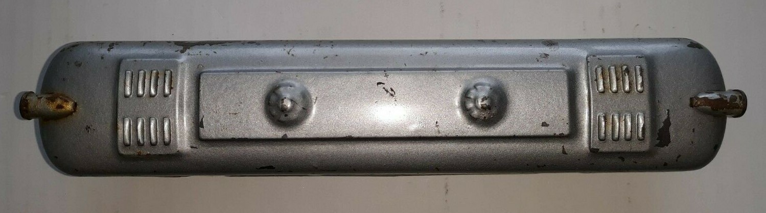 Vintage Japan Friction Toy Train Car Silver Color