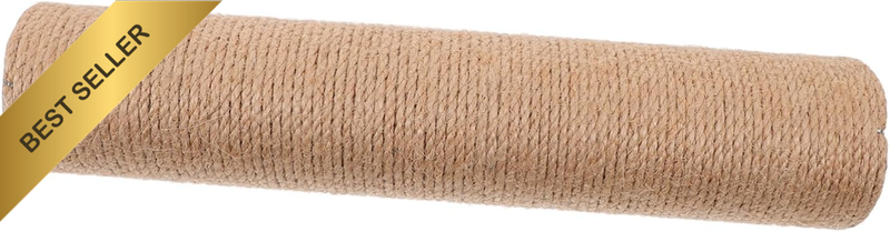 Cat Scratching Post Replacement 11.81 Inch Natural Jute Pole Durable Indoor Cat