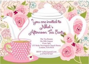 English Tea Party Invitations 5