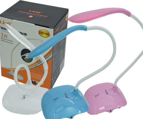 Lampada Luce Led Da Scrivania Tavolo 3W Snodata Linq Led-162