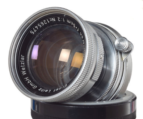 Leica Ernst Leitz Wetzlar Summar f=5cm 1:2 408769 1937