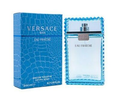 Versace Man Eau Fraiche by Gianni Versace 6.7 oz EDT Cologne Men New Unsealed