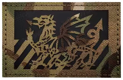 National Flag Combat Patch Multicam official VELCRO® Badge Military IRR