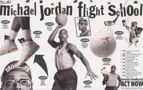 Nike Michael Jordan ORBIT DO YOU KNOW S Lee/Mars Poster