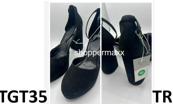 WOMEN'S NOIR PLATFORM PUMPS - A NEW DAY, COLOR- BLACK , SIZE-10