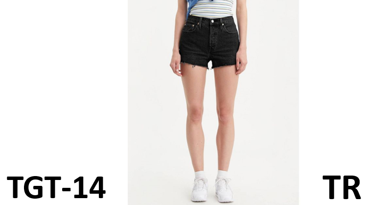 Levi's 501 Original Fit High-Rise Women's Jean Shorts, Lunar Black, Size 31