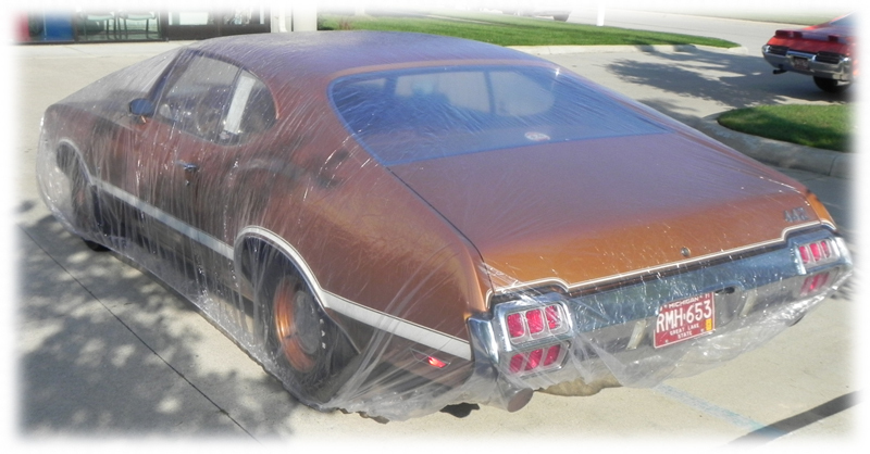 FORD CAR 1932-1970 12x18/" plastic car cover rain car show 5 COVERS dust