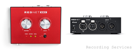 Focusrite AM2 Stereo Headphone And Line Output, PoE Supplied Dante REDNET