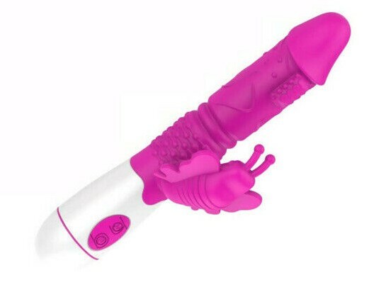 30 Speeds Ribbed Rabbit Vibrator Sex Toys for Women Dildo G-Spot Massager - Picture 8 of 8