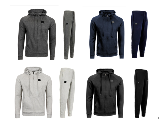 Under Armour Fleece Hoodie Jogger Pants Hooded Full Outfit 313791788308