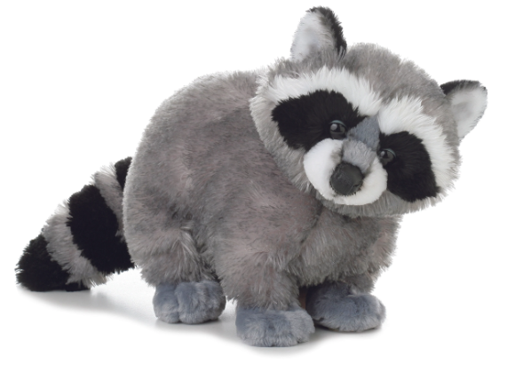 12 Inch Flopsie Bandit Raccoon Plush Stuffed Animal by Auror