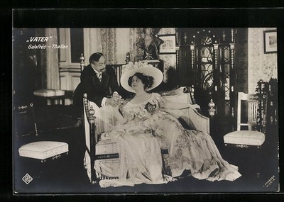 Vater, Szenenbild, Liebespaar, Ansichtskarte 