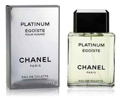 Chanel Platinum Egoiste Eau De Toilette EDT 3.4oz/100ml Open Box For Men