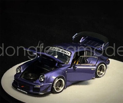 PGM 1:64 Scale Purple RWB 930 Round Classic Sports Car Model Diecast Metal