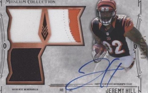 2014 Topps Museum Collection Jeremy Hill #SSTRA-JH