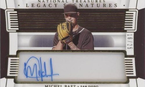 2022 Panini National Treasures - Michel Baez #LS-MB