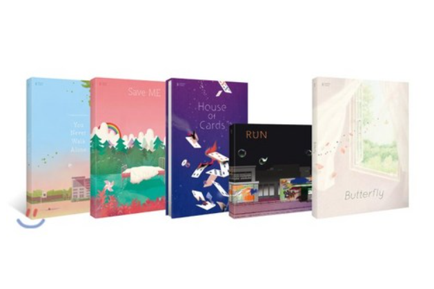 BTS GRAPHIC LYRICS 5 Books Set : Vol. 1 to 5 (5 Books
