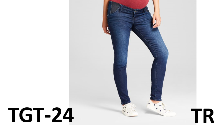 Under Belly Skinny Maternity Jeans-Isabel Maternity by Ingrid & Isabel, Black 16