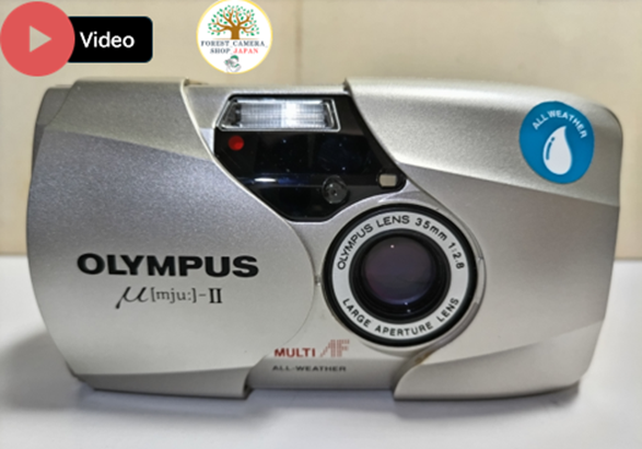 【NEAR MINT】Olympus μ mju II Point & Shoot 35mm F2.8 Film Camera From Japan 【NEAR MINT】Olympus μ mju II Point & Shoot 35mm F2.8 Film Camera From Japan