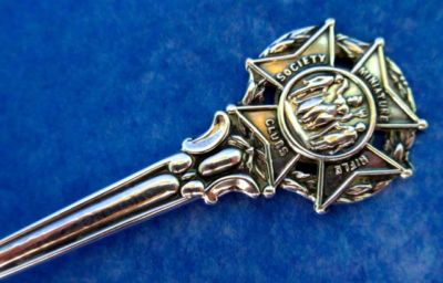 Walter Trickett Sheffield Antique Rare Sterling Silver Spoon Hallmarked 1910