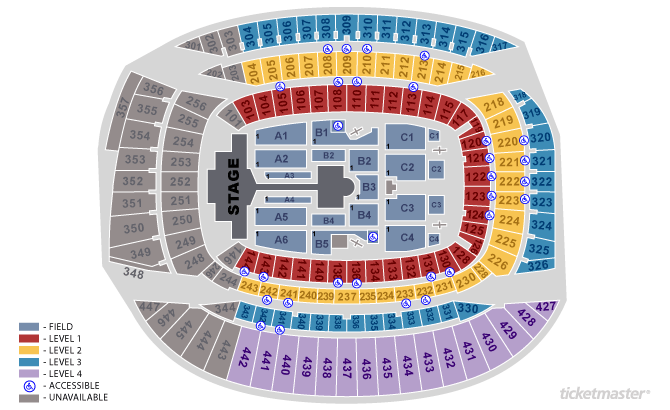 2 TKS BTS - SPEAK YOURSELF - CHICAGO - FLOOR - SECTION C2 ROW 24 SEATS 29 & 30