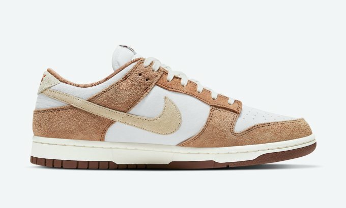

Мужские кроссовки NIKE DUNK LOW PRM MEDIUM CURRY DD1390-100 US6-12, Коричневый, Nike Dunk Low