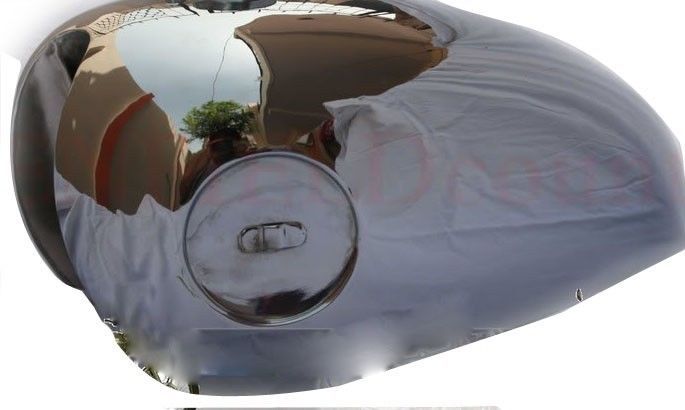BSA Gold Star B34 A7 Chrome Petrol Gas Fuel Tank With Hinged Filler Cap  