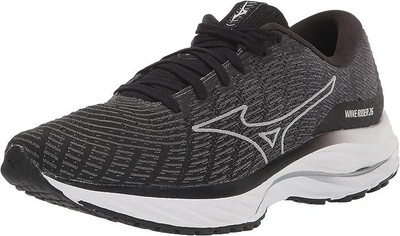 

Женские кроссовки для бега Wave Rider 26 Mizuno, черные/белые, Black/white