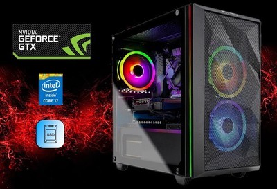 Custom Build Gaming Desktop Computer i7 PC 16GB RAM 1TB SSD 2TB HDD RTX 3050
