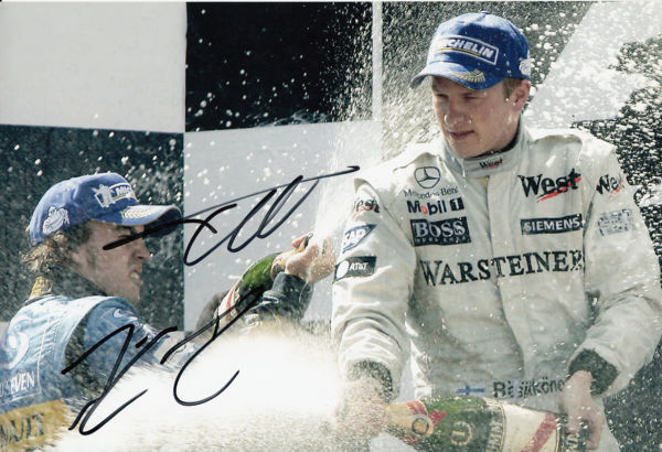 Autogramme & -graphen von Formel 1-Fahrern