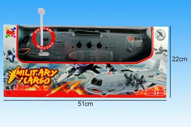 Military Cargo Con Luci E Suoni Gioco Giocattolo Bambini sar