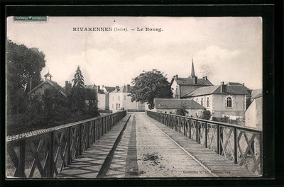 CPA Rivarennes, Le Bourg 