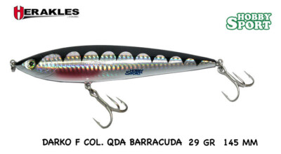 HERAKLES  DARKO F 145 MM  QDA BARRACUDA 29 GR SPINNING SERRA  TONNO ARHKDW03