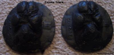 Concrete Cement Texture Coyote track/print imprint Stamp Mat Inlay BORDER ART