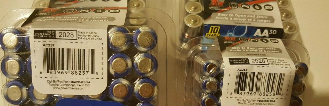 120 AC Delco Super Alkaline Batteries - 90 AA & 30 AAA  - 2028 Fresh