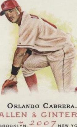 2007 Topps Allen & Ginter's - Orlando Cabrera #211